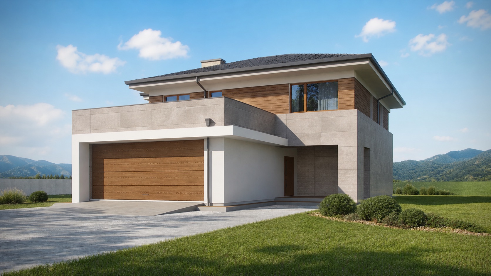 Главный ракурс проекта Каменный очаг